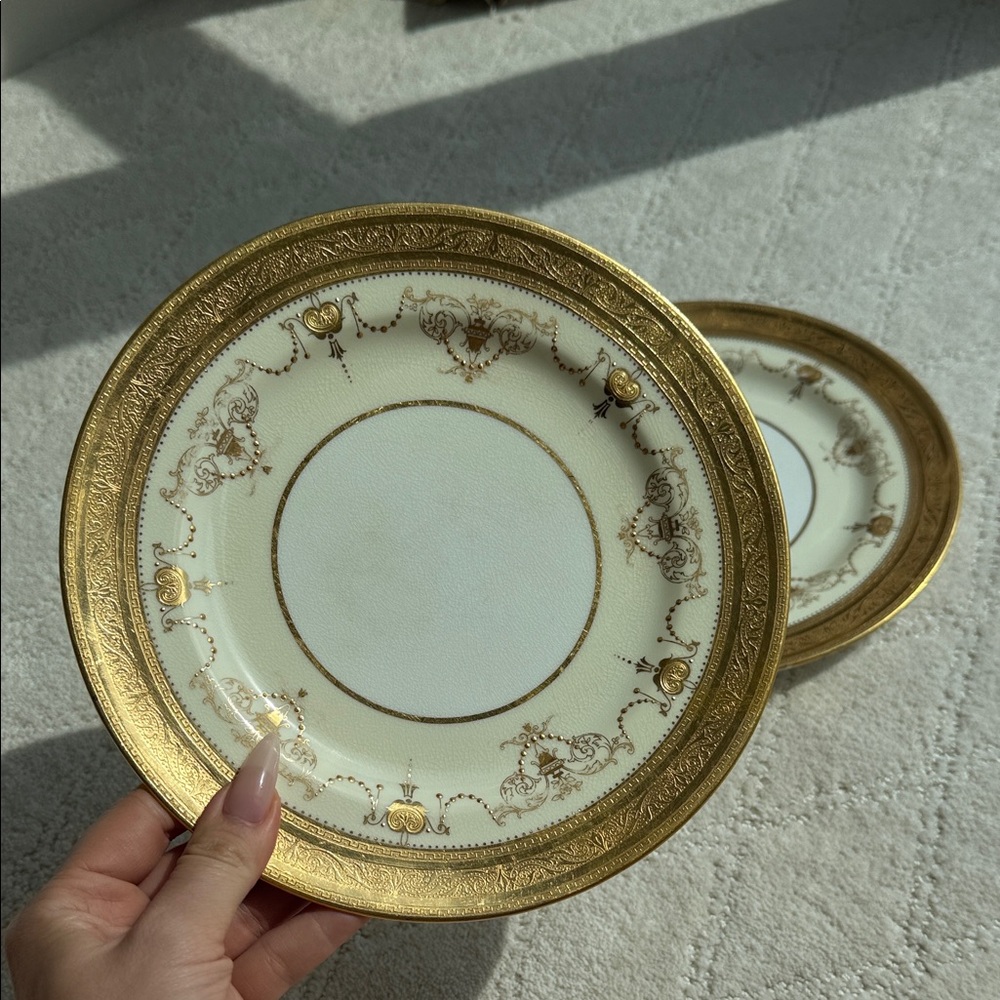 Gold Tiffany & Co. Plates